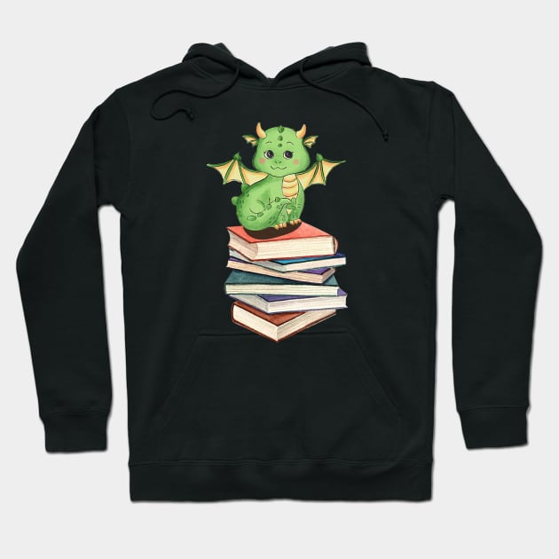 Book Dragon Hoodie by Kyarwon